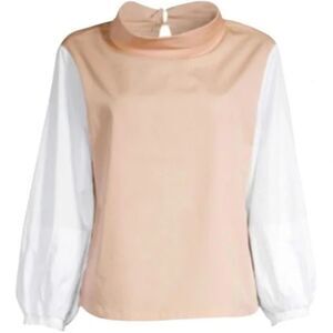 NWT Harshman Perry Cotton Tunic in Beige 1X